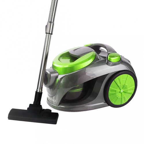 Пылесос "Kelli", пылесборник: циклонный фильтр 2,5л, 5-ти ступенчатая система фильтрации, удобный механизм очистки, металлическая телескопическая трубка, ножной переключатель вкл/выкл, регулятор мощности на корпусе, сетевой шнур: 5м, атоматическое см