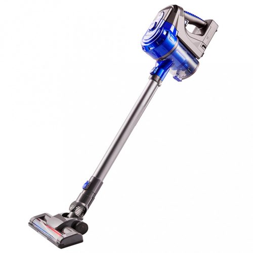 Пылесос вертикальный беспроводной "Kelli", пылесборник: циклонный фильтр 1л, 2 скорости, настенное крепление, 5-ти ступенчатая система фильтрации, удобный механизм очистки, металлическая телескопическая трубка, низкий уровень шума 72дБ, батарея 2200m